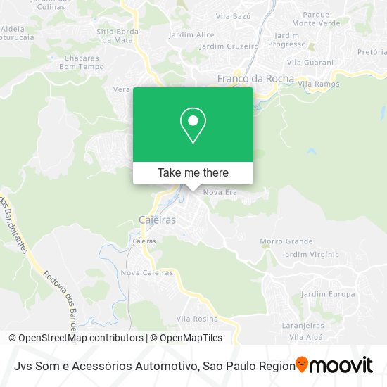 Jvs Som e Acessórios Automotivo map