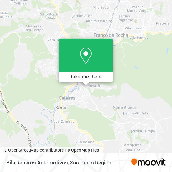 Mapa Bila Reparos Automotivos