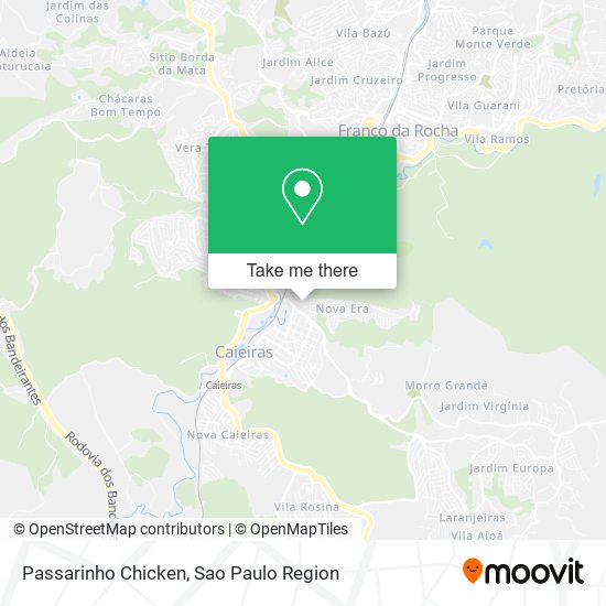 Mapa Passarinho Chicken