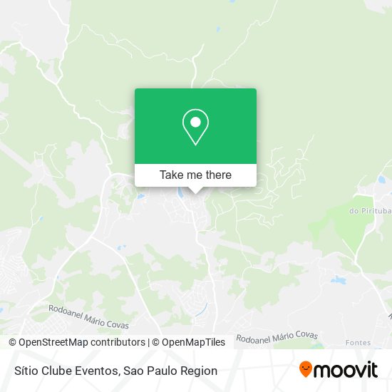 Sítio Clube Eventos map
