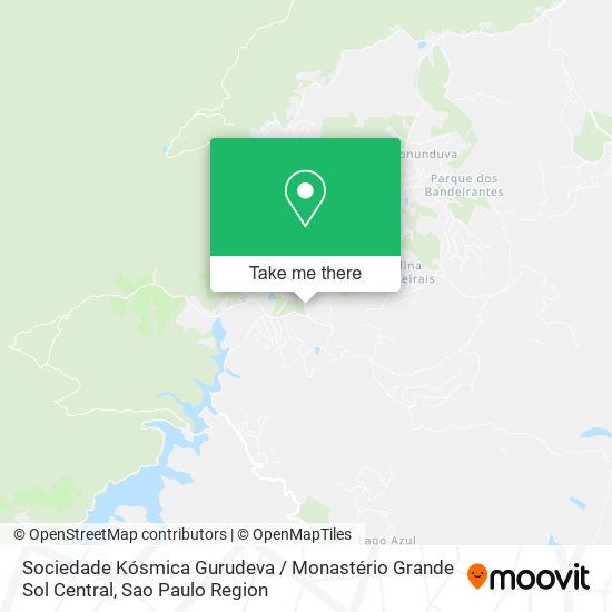 Sociedade Kósmica Gurudeva / Monastério Grande Sol Central map