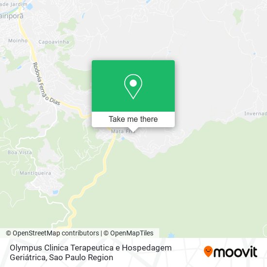 Olympus Clinica Terapeutica e Hospedagem Geriátrica map