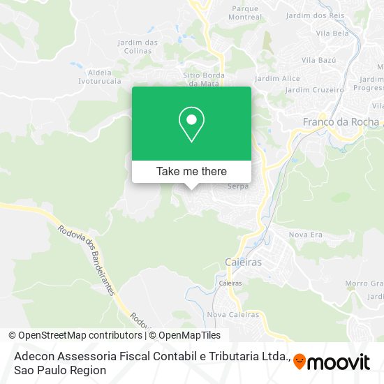 Mapa Adecon Assessoria Fiscal Contabil e Tributaria Ltda.