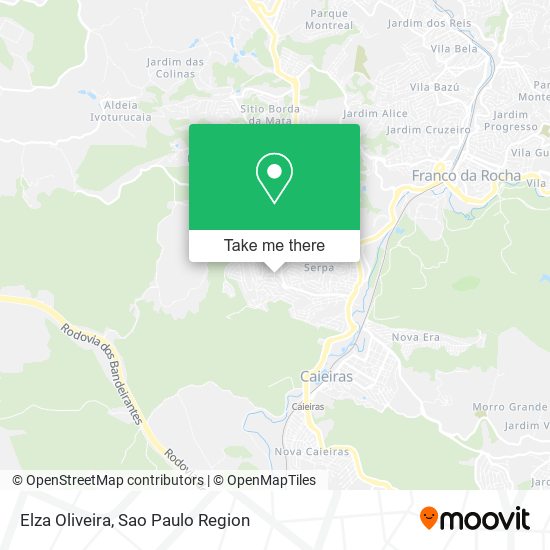 Mapa Elza Oliveira