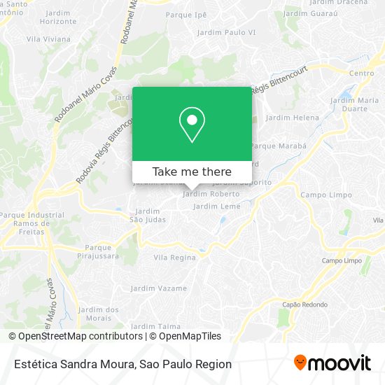 Estética Sandra Moura map