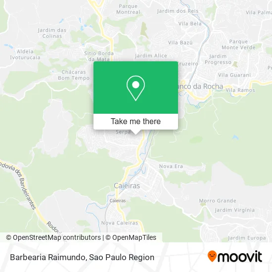 Barbearia Raimundo map