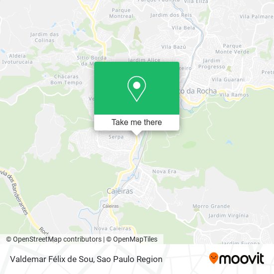 Valdemar Félix de Sou map