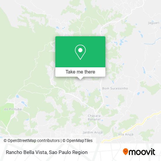 Rancho Bella Vista map