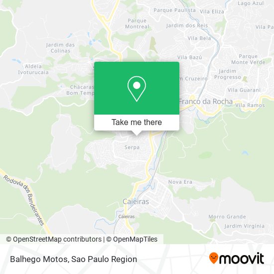 Balhego Motos map