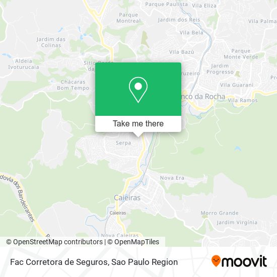 Fac Corretora de Seguros map