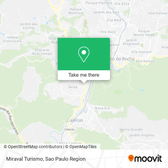 Miraval Turismo map