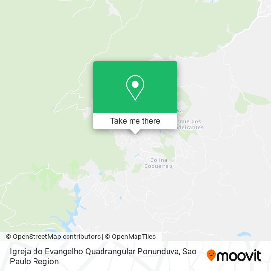Igreja do Evangelho Quadrangular Ponunduva map