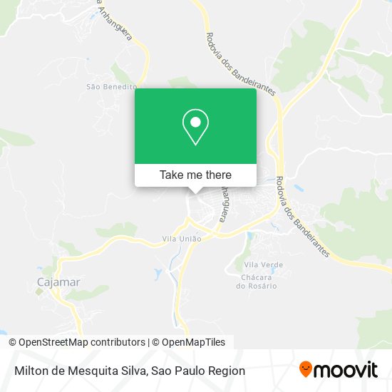Milton de Mesquita Silva map
