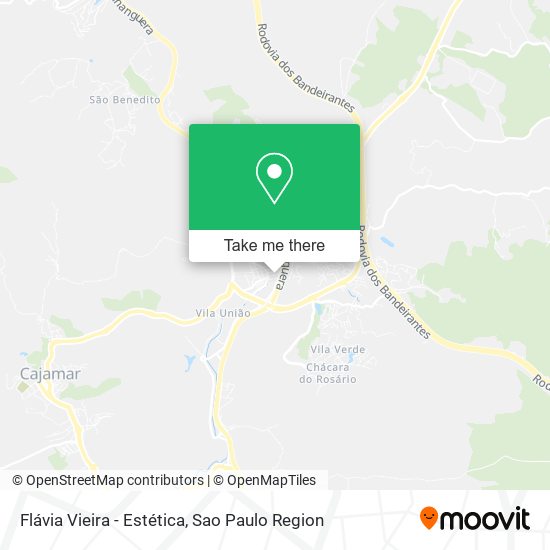 Mapa Flávia Vieira - Estética