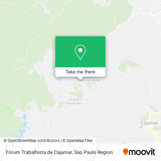 Fórum Trabalhista de Cajamar map
