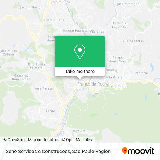 Seno Servicos e Construcoes map