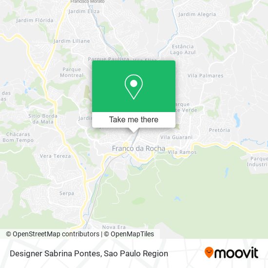 Designer Sabrina Pontes map