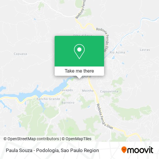 Paula Souza - Podologia map