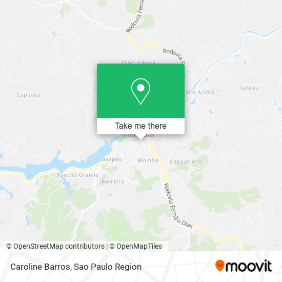 Caroline Barros map