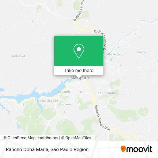 Rancho Dona Maria map