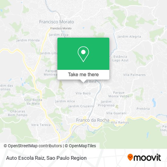 Auto Escola Raiz map