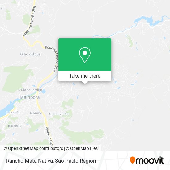 Rancho Mata Nativa map