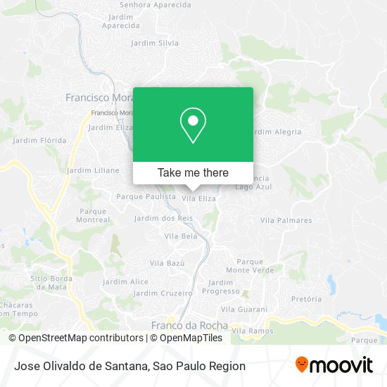 Jose Olivaldo de Santana map