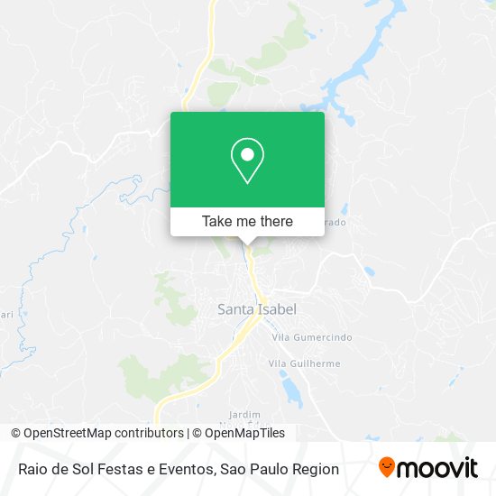 Raio de Sol Festas e Eventos map