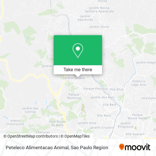 Peteleco Alimentacao Animal map