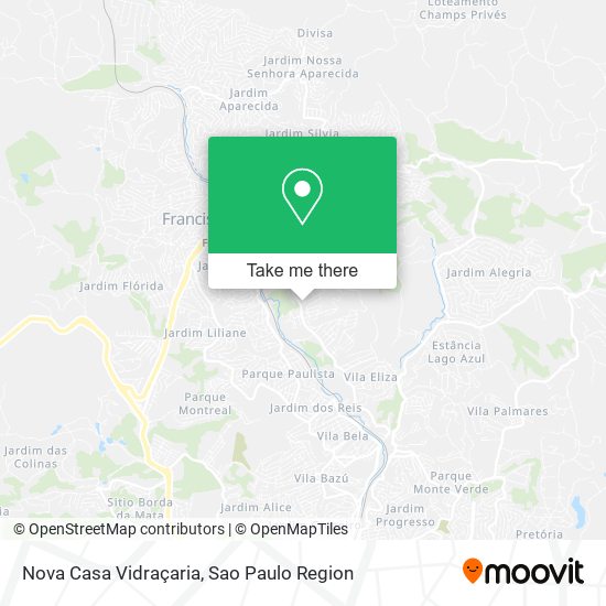 Nova Casa Vidraçaria map