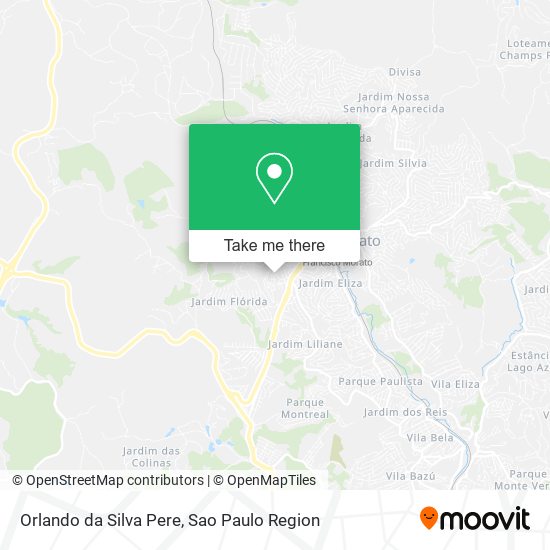 Mapa Orlando da Silva Pere