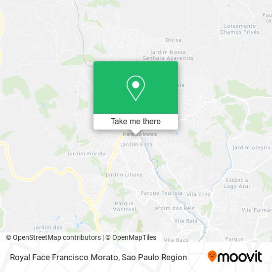 Royal Face Francisco Morato map
