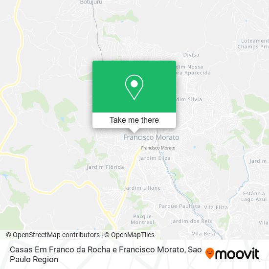 Mapa Casas Em Franco da Rocha e Francisco Morato