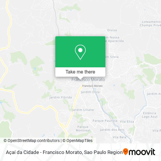 Açaí da Cidade - Francisco Morato map