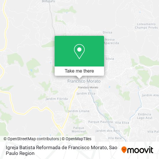 Igreja Batista Reformada de Francisco Morato map