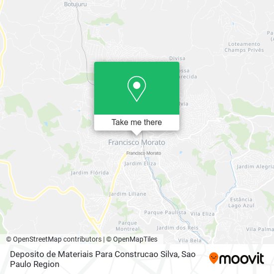 Mapa Deposito de Materiais Para Construcao Silva