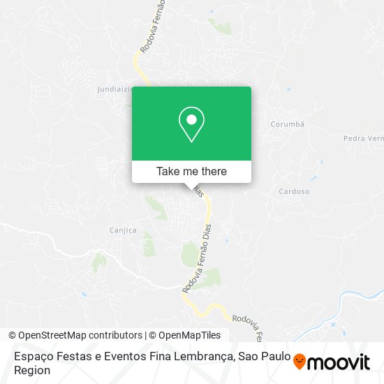 Espaço Festas e Eventos Fina Lembrança map