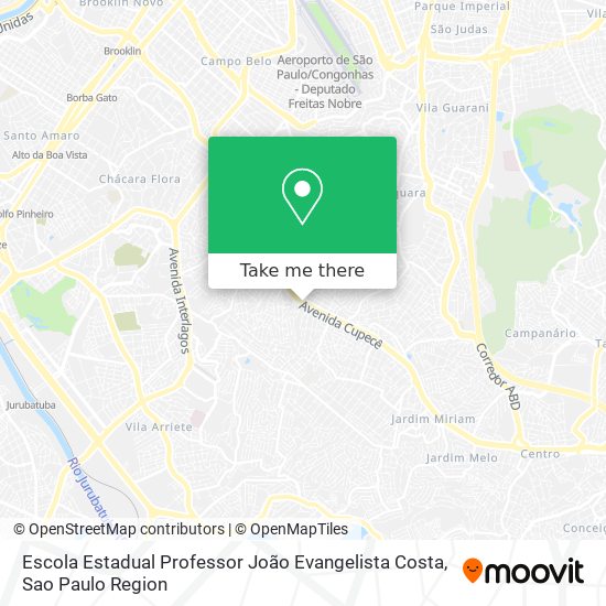 Escola Estadual Professor João Evangelista Costa map
