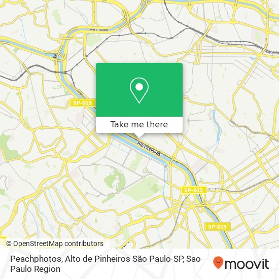 Peachphotos, Alto de Pinheiros São Paulo-SP map