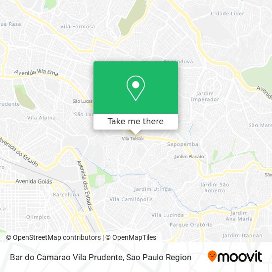Bar do Camarao Vila Prudente map