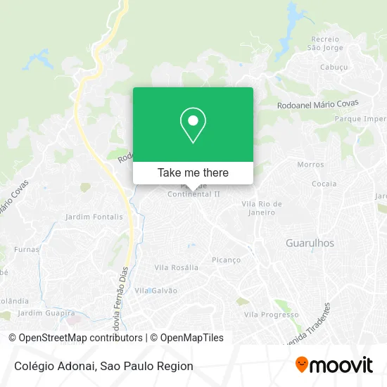 Colégio Adonai map
