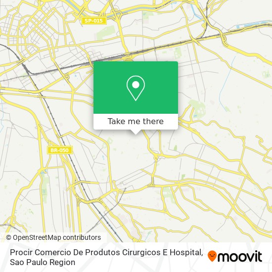 Procir Comercio De Produtos Cirurgicos E Hospital map