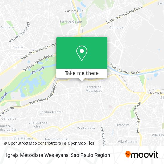 Igreja Metodista Wesleyana map