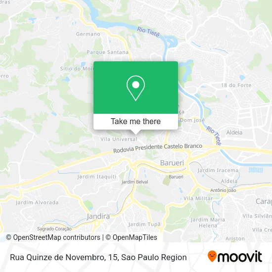 Rua Quinze de Novembro, 15 map
