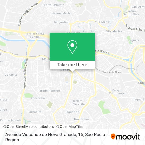 Avenida Visconde de Nova Granada, 15 map