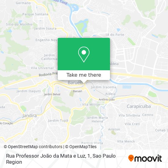 Rua Professor João da Mata e Luz, 1 map