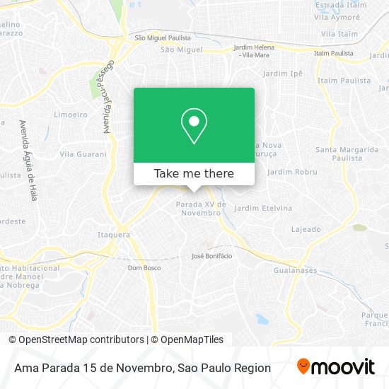 Ama Parada 15 de Novembro map