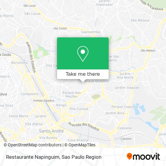 Mapa Restaurante Napinguim