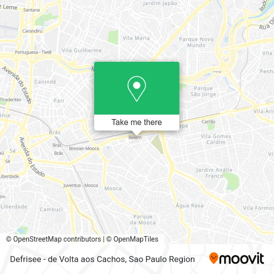 Defrisee - de Volta aos Cachos map