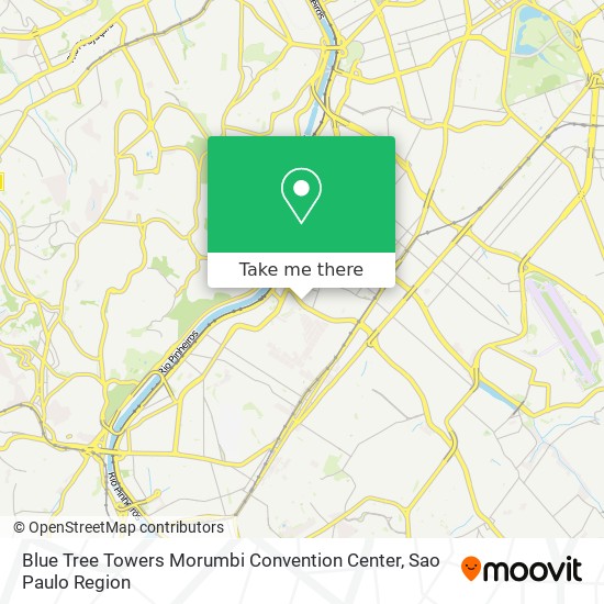 Blue Tree Towers Morumbi Convention Center map